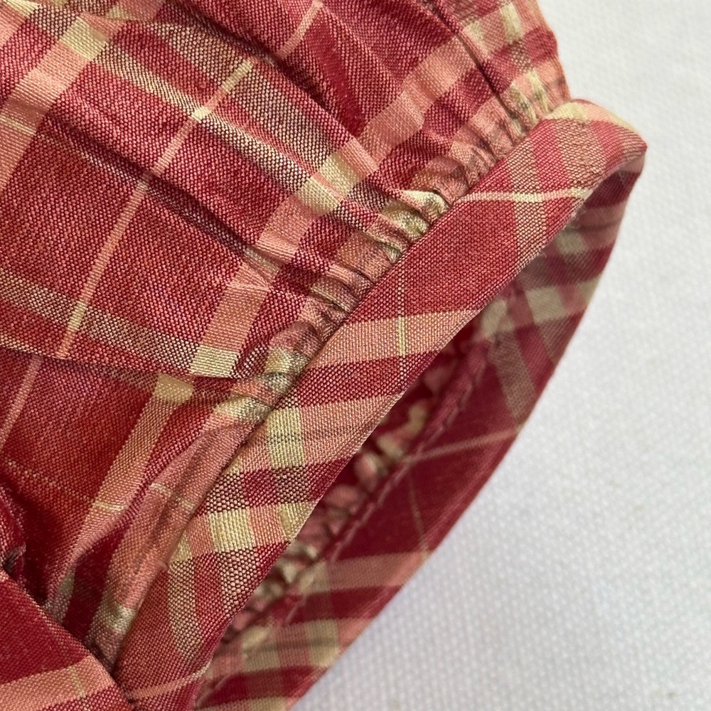 Elegant, Fancy Holiday Toddler Plaid Silk Dress size 18-month, Christmas photos - Picture 8 of 11